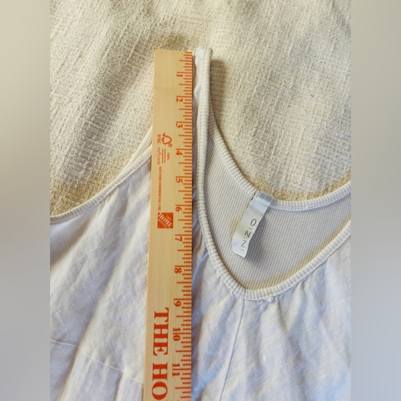 Made in Italy White Linen Midi Casual Dress 6 Long Lightweight Women’s 6 Long - Picture 9 of 11